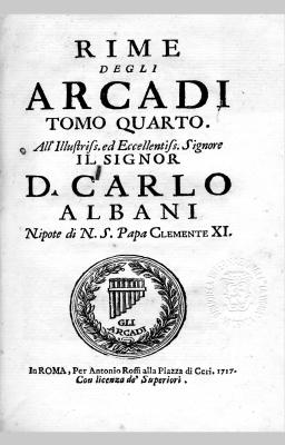 Rime degli Arcadi. Tomo 4