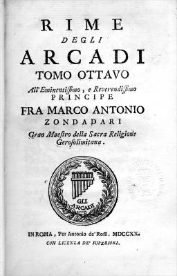 Rime degli Arcadi. Tomo 8